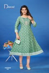 Vastram By Deecee Roman Printed Flared Anarkali Kurtis Suppliers In India